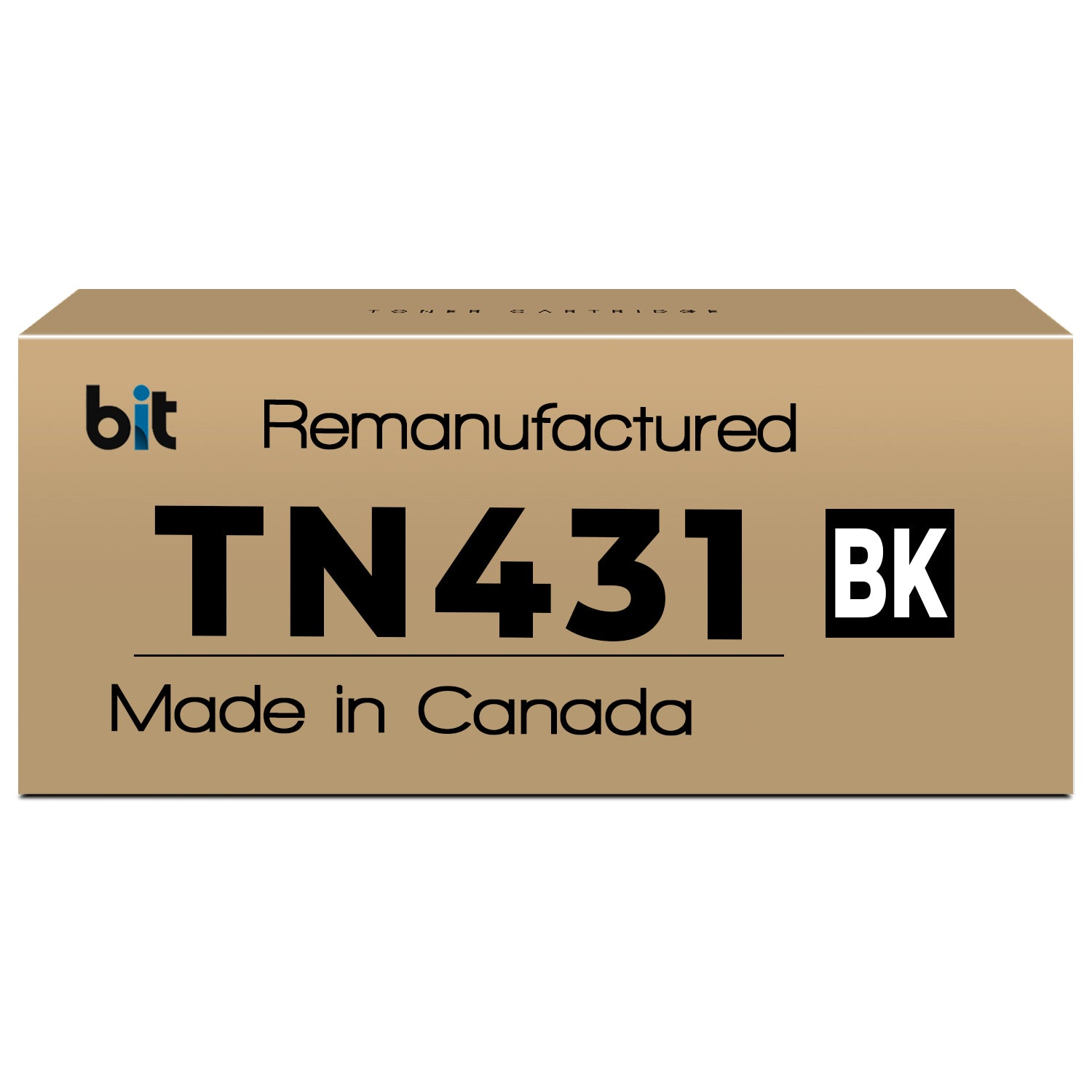 Remanufactured Brother TN431 BK