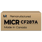 Remanufactured MICR HP CF287A 