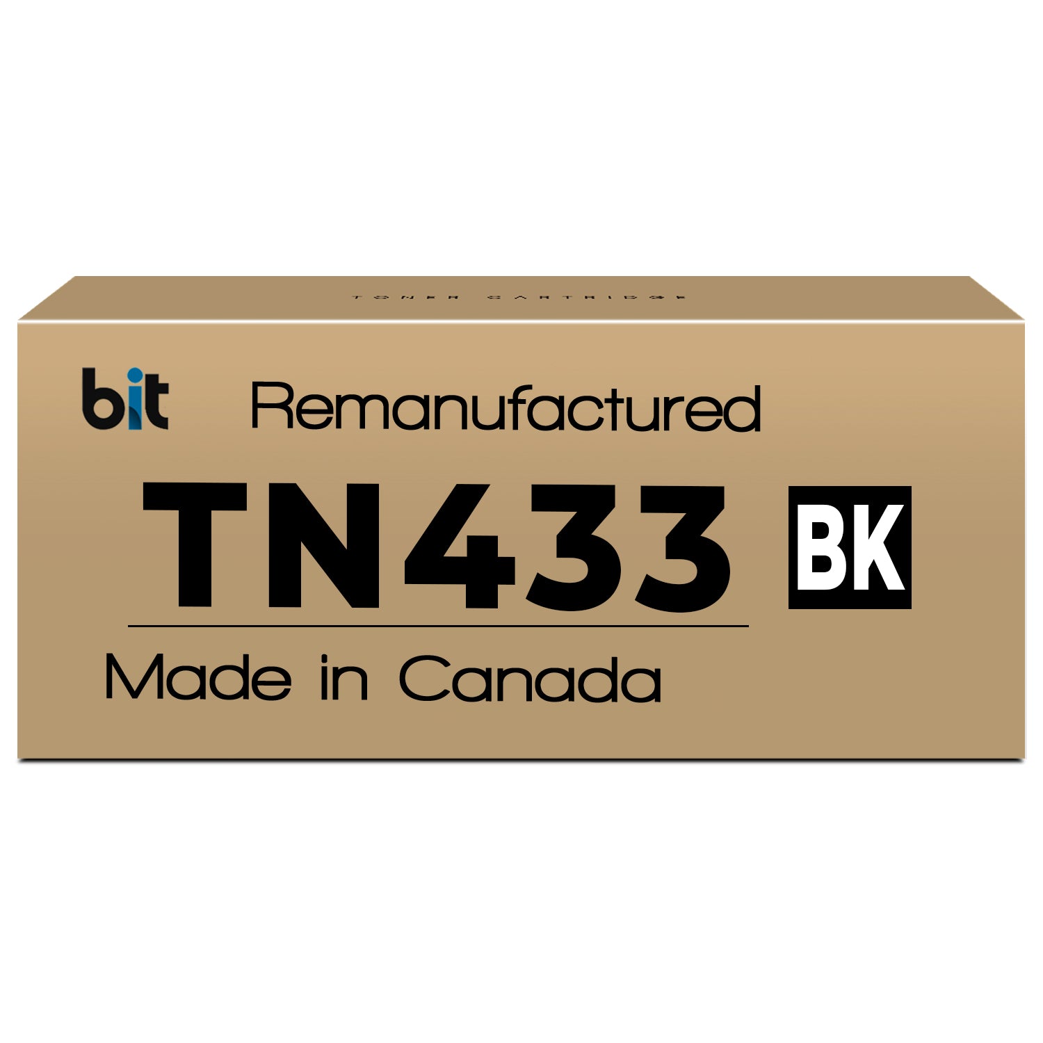 Remanufactured Brother TN433 BK